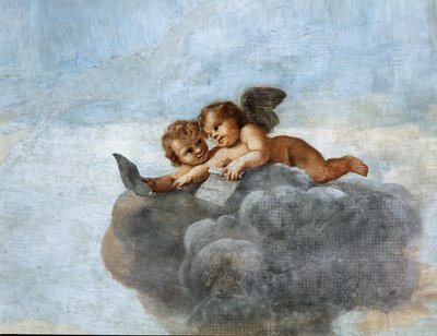 天使のコンサート、詳細 作： Mattia (1613 99) Preti