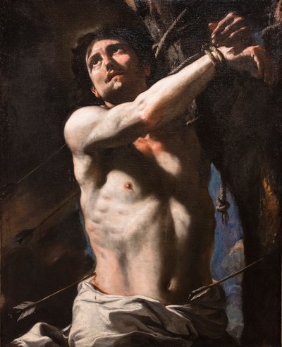 聖セバスチャン、1650-1652年頃（油彩・カンヴァス） 作： Mattia (1613-99) Preti