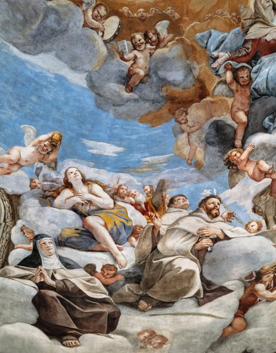 パラダイス、詳細 作： Mattia (1613 99) Preti