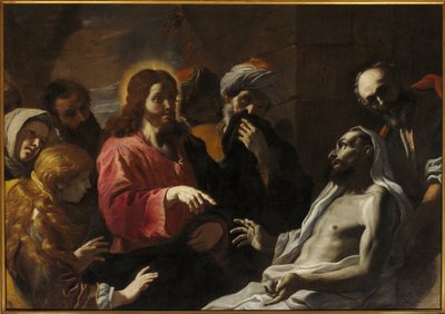 ラザロの復活、17世紀後半（キャンバスに油彩） 作： Mattia (1613 99) Preti
