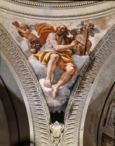 福音書記者聖ルカ 作： Mattia (1613 99) Preti