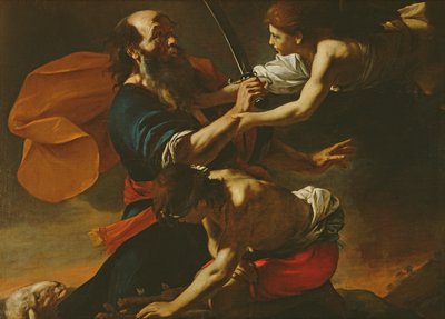 イサクの犠牲 作： Mattia (1613 99) Preti