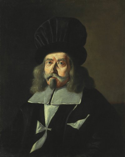 マルタ騎士団のグランドマスターの肖像 マーティン・ド・レダン 1660年頃 作： Mattia Preti