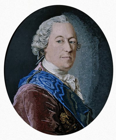ミハイル・イラリオノビッチ・ヴォロンツォフ伯爵の肖像 1714-1767, 1755 作： Matvey Vasilyevich Vasilyev