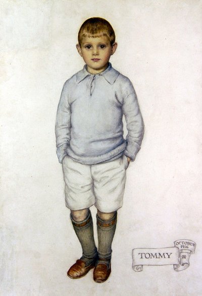 トミーの肖像 作： Maud Tindal Atkinson