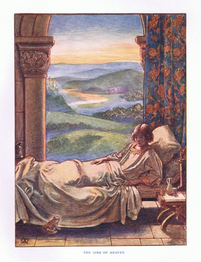 天国の空気、レディアン童話、1914年のイラスト 作： Maud Tindal Atkinson