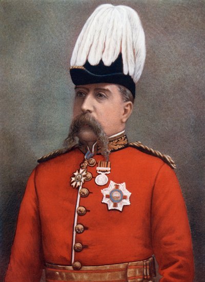 1902年、南アフリカで特別任務に就くフレデリック・キャリントン中将。 作： Maull and Fox