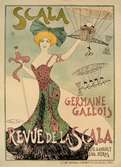 スカラ座のレビュー、1901 作： Maurice Biais