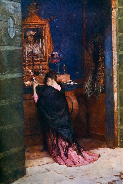 マドンナへの祈り、c1877-1912、1912。 作： Maurice Bompard