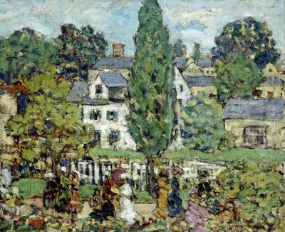 午後の散歩、夏、 作： Maurice Brazil Prendergast