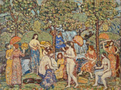 のどかな 作： Maurice Brazil Prendergast