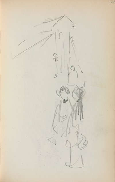 イタリアのスケッチブック：図128、1898-1899年。 作： Maurice Brazil Prendergast