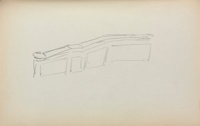イタリアのスケッチブック：正方形と長方形59ページ、1898〜1899年。 作： Maurice Brazil Prendergast