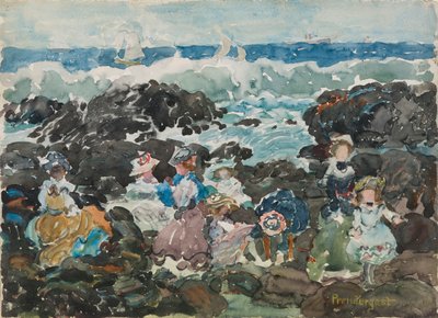 サーフ、コハセット 作： Maurice Brazil Prendergast