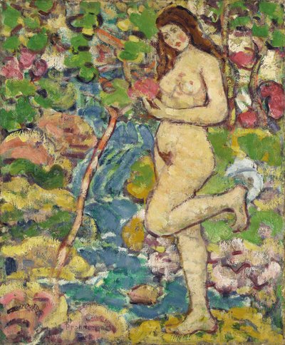 滝 作： Maurice Brazil Prendergast