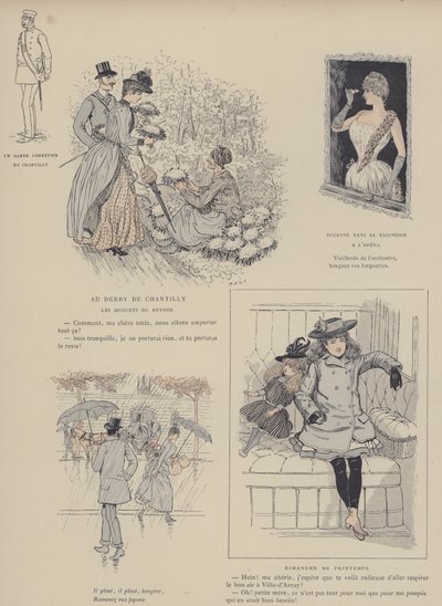 Paris Brillant」のイラスト（カラーリトグラフ 作： Maurice Charles Mathieu Bonvoisin