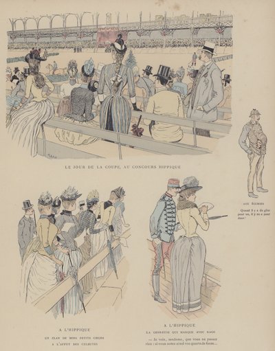 Paris Brillant」のイラスト（カラーリトグラフ 作： Maurice Charles Mathieu Bonvoisin