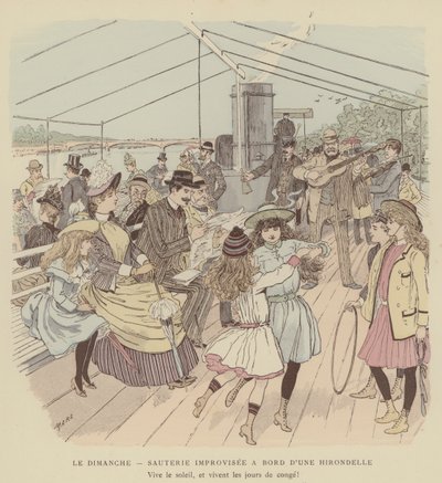 Paris Brillant」のイラスト（カラーリトグラフ 作： Maurice Charles Mathieu Bonvoisin