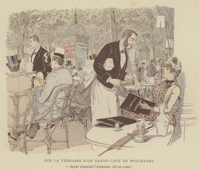 Paris Brillant」のイラスト（カラーリトグラフ 作： Maurice Charles Mathieu Bonvoisin