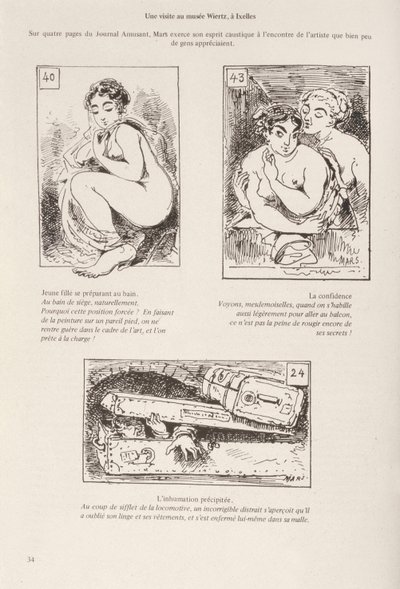 ブリュッセルのウエルツ美術館を訪問 作： Maurice Charles Mathieu Bonvoisin