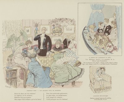 火星によるロンドンの生活のイラスト 作： Maurice Charles Mathieu Bonvoisin
