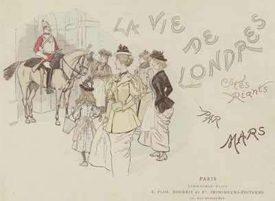 火星によるロンドンの生活のイラスト 作： Maurice Charles Mathieu Bonvoisin