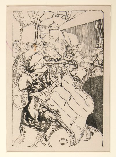 La Pensee、Les Boulevards、p. 45 作： Maurice Delcourt