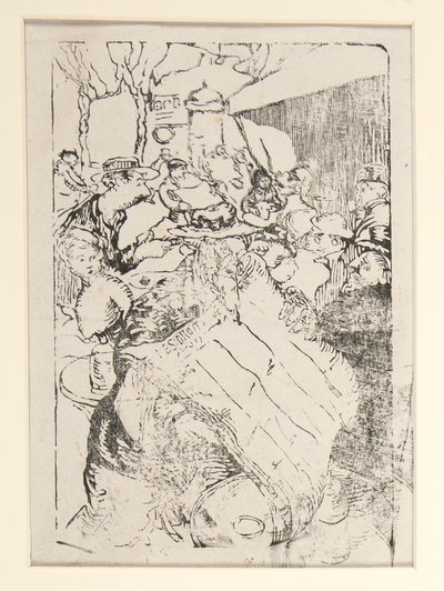 La Pensee、Les Boulevards、p. 45 作： Maurice Delcourt