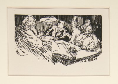 ラ・パンセの露天商、挿絵、p. 47 作： Maurice Delcourt
