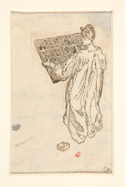 ラ・パンセの露天商、挿絵、p. 57（縮小版） 作： Maurice Delcourt