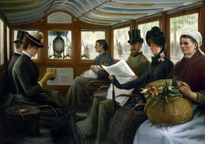 オムニバスで、1885年。 作： Maurice Delondre