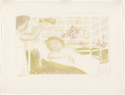 アレゴリー、愛のプレート 1 作： Maurice Denis