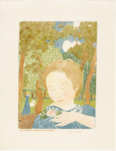 態度は簡単で貞淑、愛からプレート 2 作： Maurice Denis
