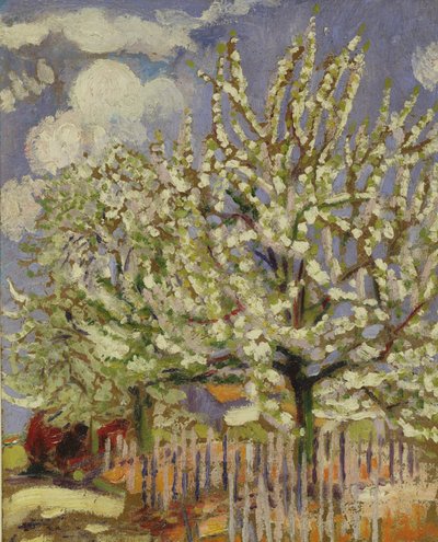 Blossoming Trees、1908（パネル） 作： Maurice Denis