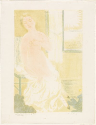 しかし、それはあまりにも速く鼓動する心です、愛からプレート 12 作： Maurice Denis