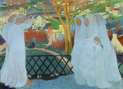 墓の聖女、1894 作： Maurice Denis