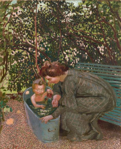 露天風呂、1904年。 作： Maurice Denis