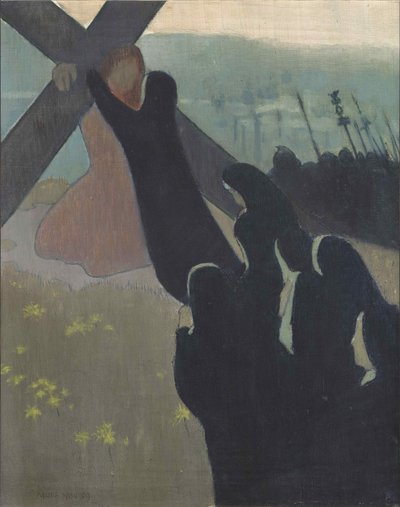ルカルヴェールまたはモンテオーカルヴェール、1889年。 作： Maurice Denis