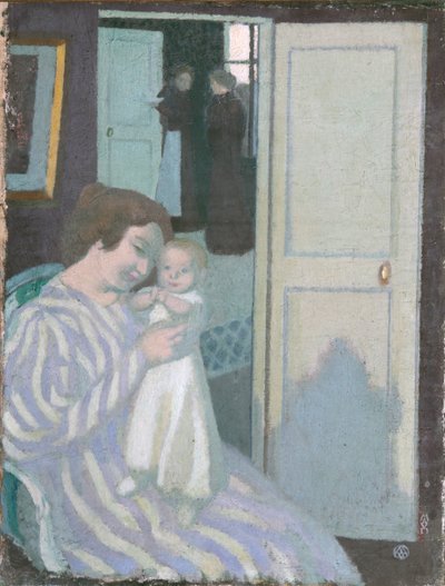 母と子、1895 作： Maurice Denis