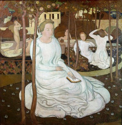 賢いおとめの果樹園 作： Maurice Denis