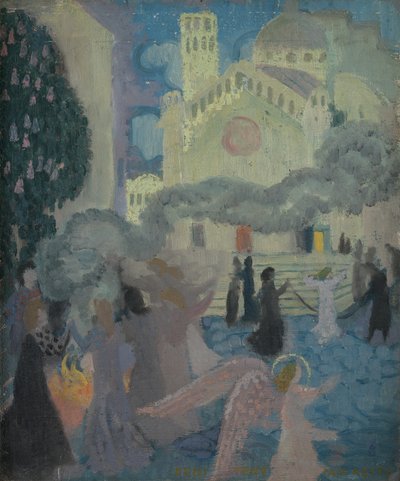 Penitentiam Agite, c.1896 (油彩・ボード) 作： Maurice Denis