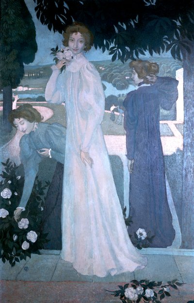 イヴォンヌ・レロルの肖像、1897 作： Maurice Denis
