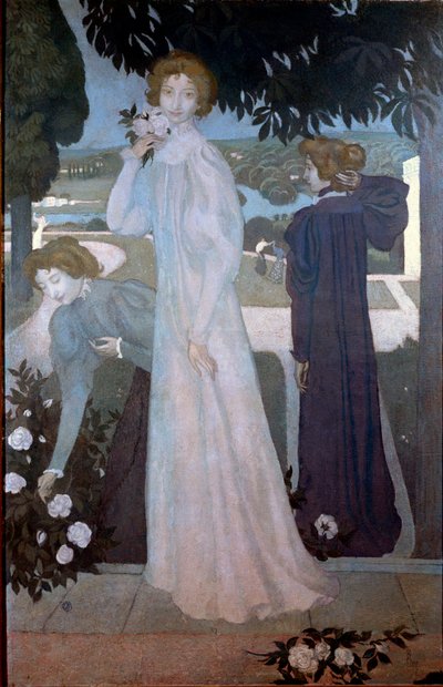 3つの側面から見たイヴォンヌ・ルロレの肖像 作： Maurice Denis