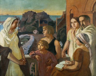 神聖な会話 作： Maurice Denis