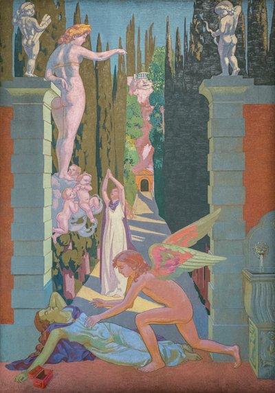 プシュケの物語、パネル IV。 金星の復讐 作： Maurice Denis