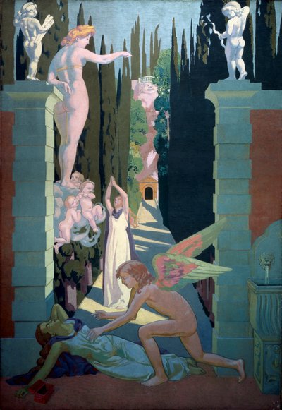 Psyche Panel 4のストーリー。金星の復讐、1908年。 作： Maurice Denis