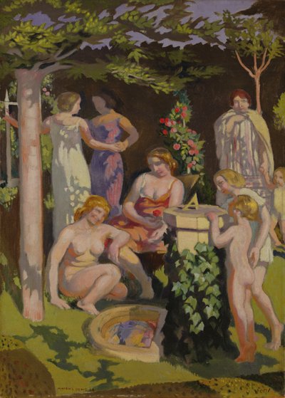 日時計、1928 作： Maurice Denis