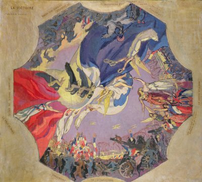 1918年の勝利（キャンバスに油彩） 作： Maurice Denis