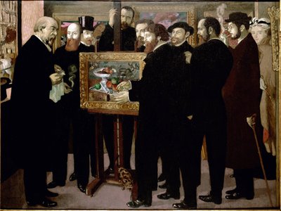 セザンヌへのオマージュ - 油彩・キャンバス 作： Maurice Denis