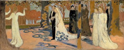 結婚式の行列、c1892-c1893。 作： Maurice Denis
